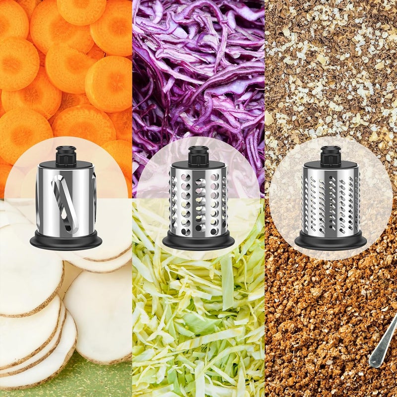 Cofun Slicer Shredder Attachment for Kitchenaid Stand Mixer, Cheese Grater Attachment, Food Slicer Salad Maker for Kitchen aid Mixer Accessories and Attachments with 3 Blades - Image 5